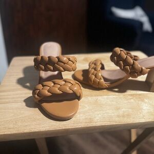 a new day Braided Brown Women's Heels